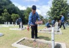 Jas Merah! Lapas Cilacap Laksanakan Tabur Bunga di Taman Makam Pahlawan ‎