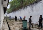 Jaga Keamanan dan Kebersihan, Lapas Kelas IIA Kembangkuning Bersihkan Area Brandgang