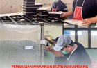Pembagian Makanan Rutin Narapidana