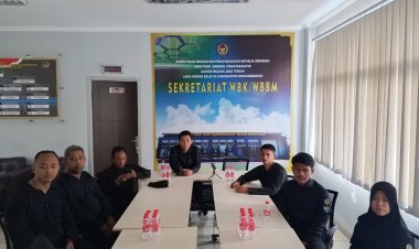 Perkuat Komitmen Integritas, Tim ZI Lapas Karanganyar Ikuti Rapat Evaluasi WBK/WBBM